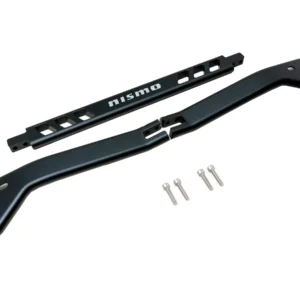 NISMO Front Strut Tower Brace, Anodized Black - Nismo